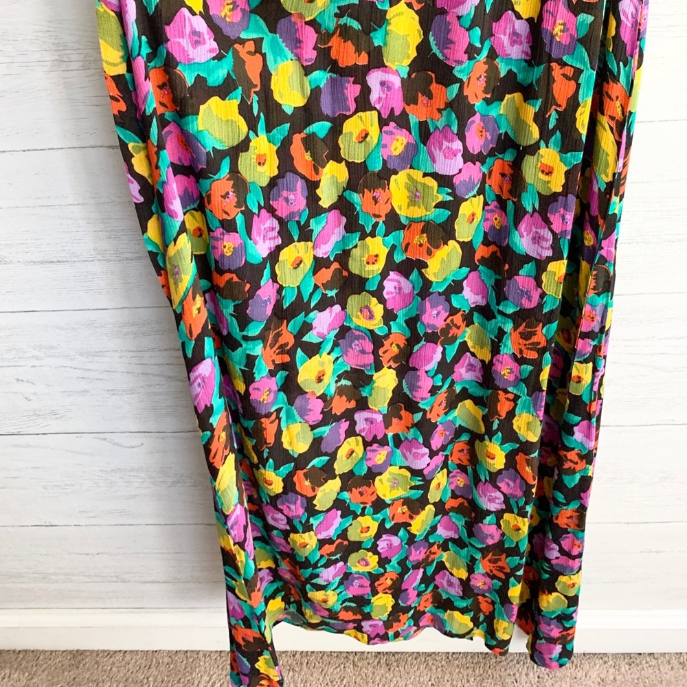 Raga Black Floral Wrap Dress - Picture 9 of 15